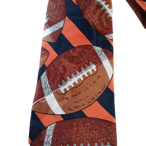 Vintage Tie Robert Talbott ELJO's University of Virginia Football Silk - Picture 6 of 12
